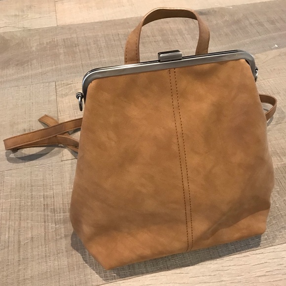 phyllis nubuck frame convertible backpack